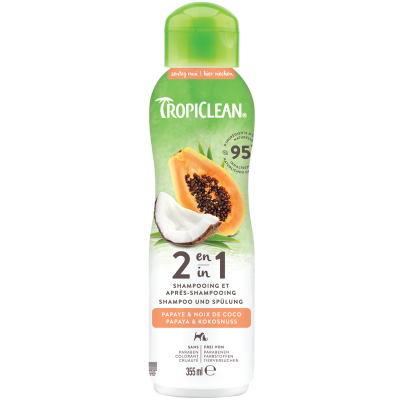 SHAMPOING & APRES SHAMPOING 2EN1 PAPAYE FRGR-TRPYSH355ML