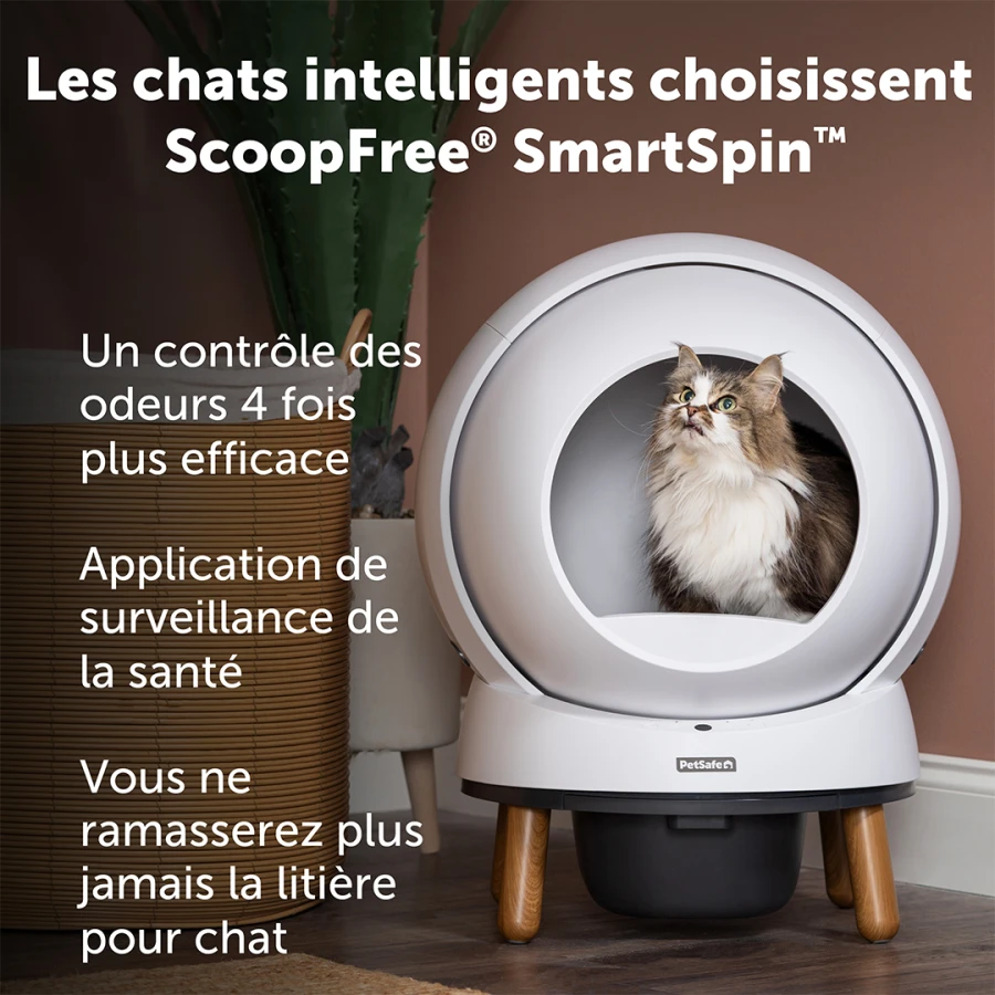 Litière autonettoyante connecté - SmartSpin