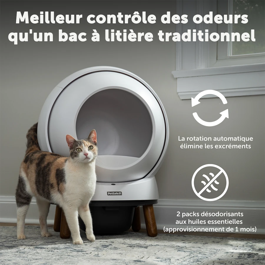 Litière autonettoyante connecté - SmartSpin