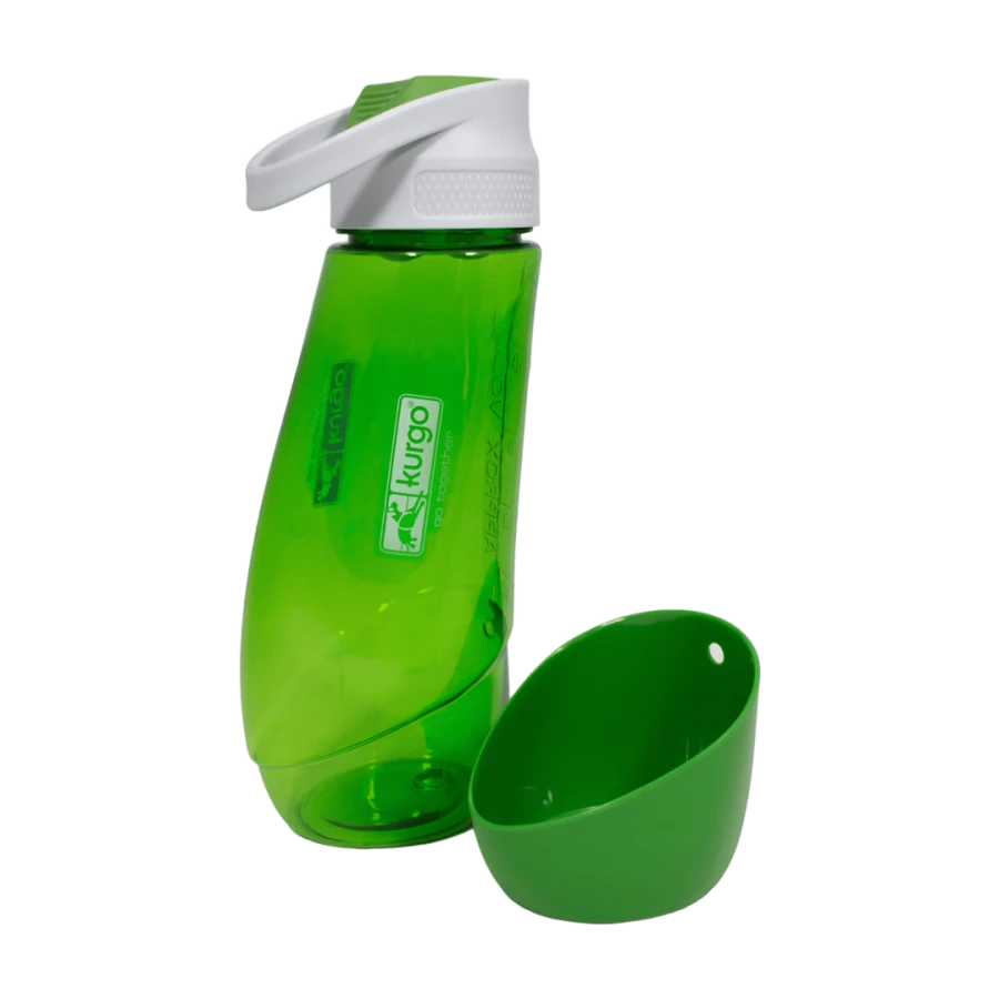 Gourde à bol intégré - vert