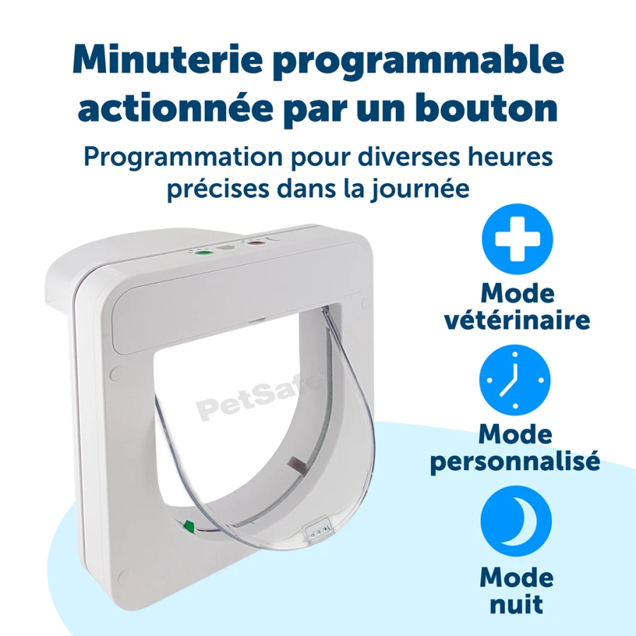 Porte classique magnétique blanc