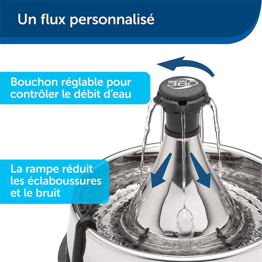 Fontaine 360° inox 3.8L