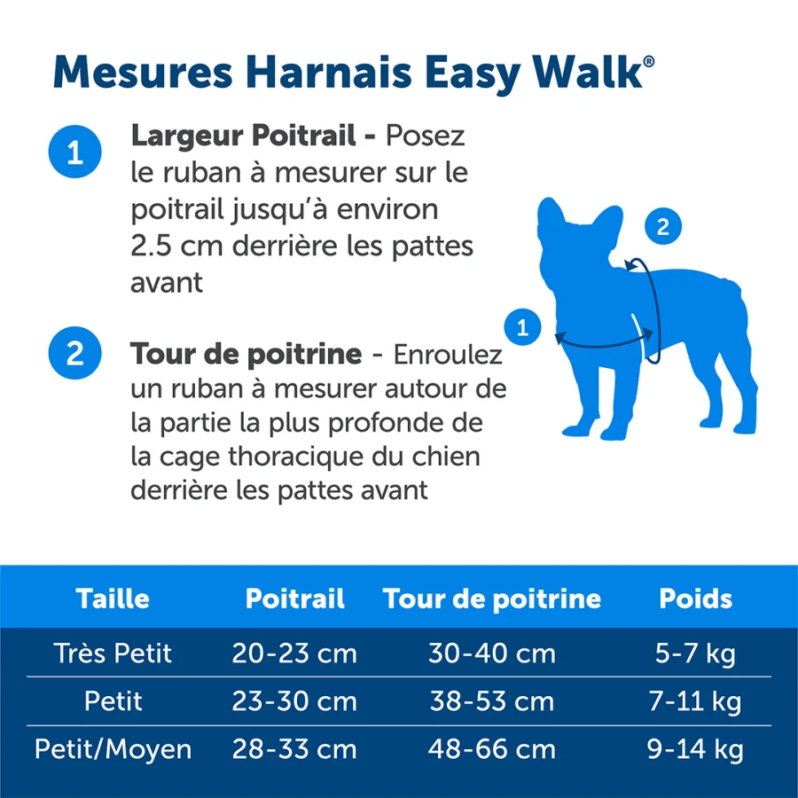 Harnais Easy Walk chien - XL rouge