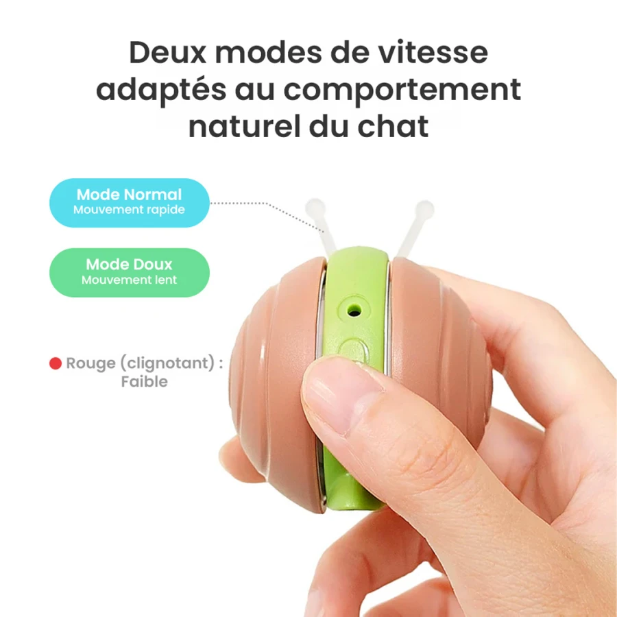 Jouet interactif Wicked Snail - vert